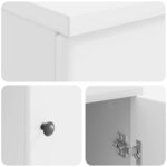 vidaXL Bureau Blanc brillant 142 5 x 50 x 75 cm Bois d'ingénierie