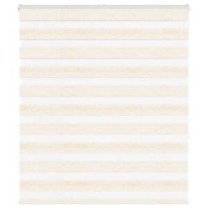 vidaXL Store zèbre beige marbré largeur du tissu 125 9 cm polyester