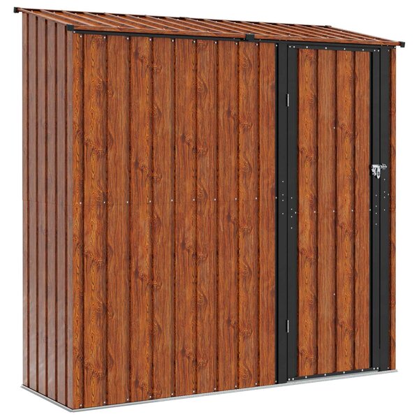 vidaXL Cabanons de jardin Marron 203 5 x 73 x 200 cm Métал