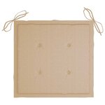 vidaXL Chaises de jardin avec coussins lot de 6 Bois d'acacia massif