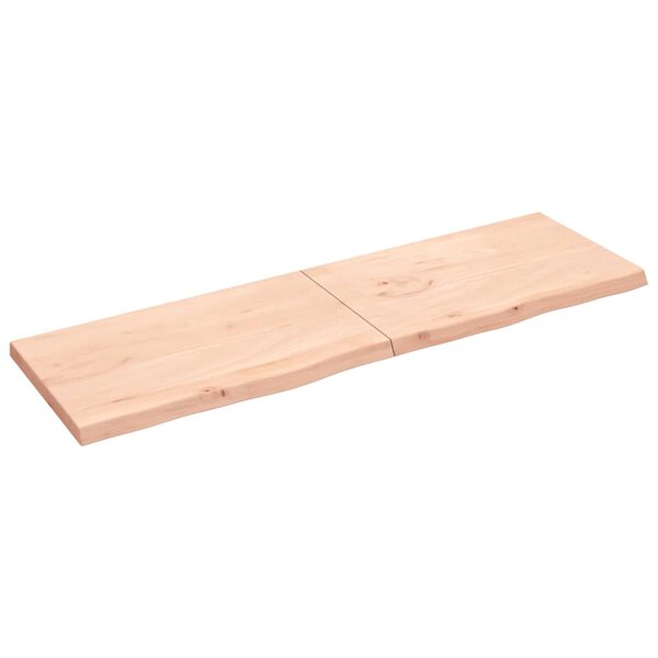 vidaXL Dessus de table 200x60x(2-6) cm bois de chêne massif non traité