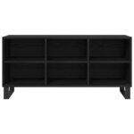 vidaXL Meuble TV Chêne noir 103 5 x 30 x 50 cm Bois d'ingénierie