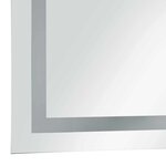 vidaXL Miroir à LED pour salle de bains et capteur tactile 50x60 cm