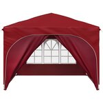 vidaXL Tente de fête pop-up 290 x 290 x 245 cm Bordeaux