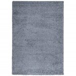 vidaXL Tapis shaggy PAMPLONA poils longs moderne bleu 120x170 cm