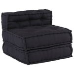 vidaXL Canapé modulaire anthracite 70x70x54 tissu