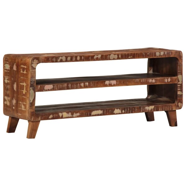vidaXL Meuble TV 105x46x32 cm Bois massif de récupération