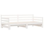 vidaXL Lit de jour et lit gigogne sans matelas 90x190 cm bois massif