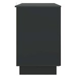 vidaXL Bureau Noir Bois d'ingénierie 142 5 x 50 x 75 cm
