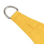vidaXL Voile de parasol Tissu Oxford carré 5x5 m Jaune