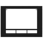 Meuble TV mural vidaXL Chêne noir 152x22x113 cm