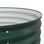 vidaXL Jardinière surélevée Vert 320 x 80 x 81 cm Acier