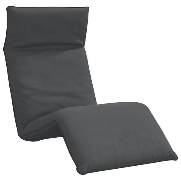 vidaXL Chaise longue pliante anthracite 175x54x8 5 cm tissu oxford