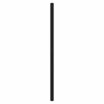 vidaXL Tête de lit de remplacement métal noir 180 cm
