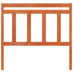 vidaXL Tête de lit cire marron 100 cm bois massif de pin