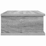 vidaXL Table de chevet Gris Sonoma 40 x 31 x 15 cm Bois d'ingénierie