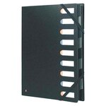 Trieur rigide HARMONIKA® Exactive® dos extensible 9 compartiments - Noir EXACOMPTA