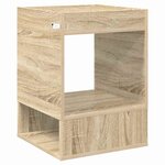 vidaXL Table d'appoint Chêne Sonoma 40 x 40 x 56 cm Bois d'ingénierie