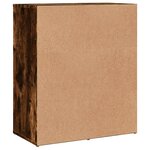 vidaXL Buffet chêne fumé 60x31x70 cm bois d'ingénierie