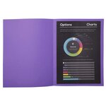 Lot de 100 chemises ROCK'S 210g 24x32 cm Teintes Vives Violine EXACOMPTA