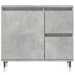 vidaXL Armoire de salle de bain gris béton 65x33x60 cm