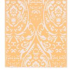 vidaXL Tapis d'extérieur ARAKIL Orange et blanc 120x180 cm PP