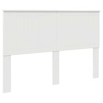 vidaXL Tête de lit Blanc Brillant 150 cm Bois d'ingénierie