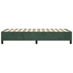 vidaXL Cadre de lit sans matelas vert foncé 80x200 cm velours