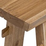 vidaXL banc Naturel 100 x 29 x 43 5 cm Bois de teck massif