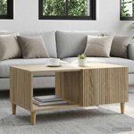 vidaXL Table basse Chêne Sonoma 90 x 50 x 40 cm Bois d'ingénierie