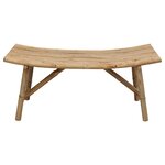 vidaXL Banc de jardin 110 x 45 x 50 cm Bambou Naturel Rectangulaire