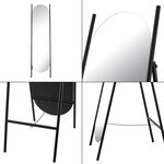 Miroir sur pied 150 x 41 x 60 cm noir 03_0007972