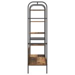 vidaXL Porte-vêtements Marron 120 x 44 x 160 cm Bois d'ingénierie