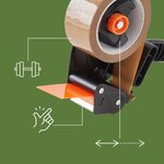 Pack and Move - Kit Complet Emballage et Déménagement - Ruban Adhésif Offert - Dévidoir Ruban adhésif Cutter Marqueur