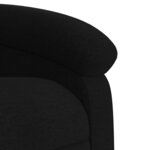 vidaXL Fauteuil de massage inclinable Noir Tissu
