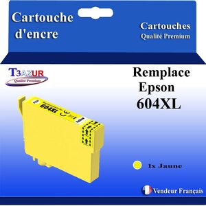 Cartouche compatible avec Epson 604 XL pour  Epson Expression Home XP-2200  XP-2205  XP-3200  XP-3205  XP-4200  Jaune