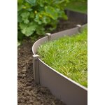 Nature Chevilles d'ancrage de jardin 10 Pièces Taupe