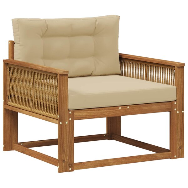 vidaXL Sofa de milieu extérieur Naturel