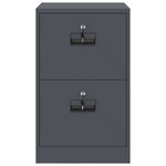 vidaXL Cabinet de Dossier avec tiroir Anthracite 44 x 50 x 106.5 cm