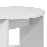 vidaXL Meuble d'appoint Blanc Brillant Bois d’ingénierie