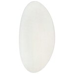 vidaXL Tapis HUARTE Crème 100 x 200 cm Polyester