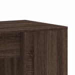 vidaXL Bureau chêne marron 102x50x75 cm bois d'ingénierie