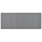 vidaXL Tapis de couloir Gris foncé 80x200 cm