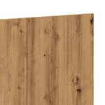 vidaXL Tête de lit chêne artisanal 200x1 5x80 cm bois d'ingénierie