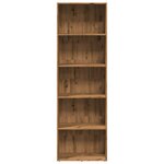 vidaXL Bibliothèque chêne artisanal 60x30x189 cm bois d'ingénierie