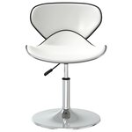 vidaXL Chaises à manger lot de 4 blanc similicuir