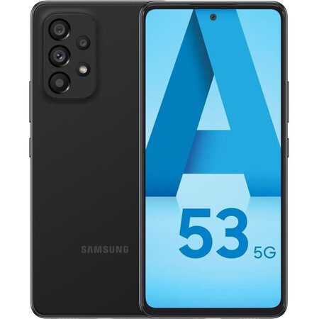 Samsung galaxy a53 5g sm-a536b 16 5 cm (6.5") double sim hybride android 12 usb type-c 6 go 128 go 5000 mah noir