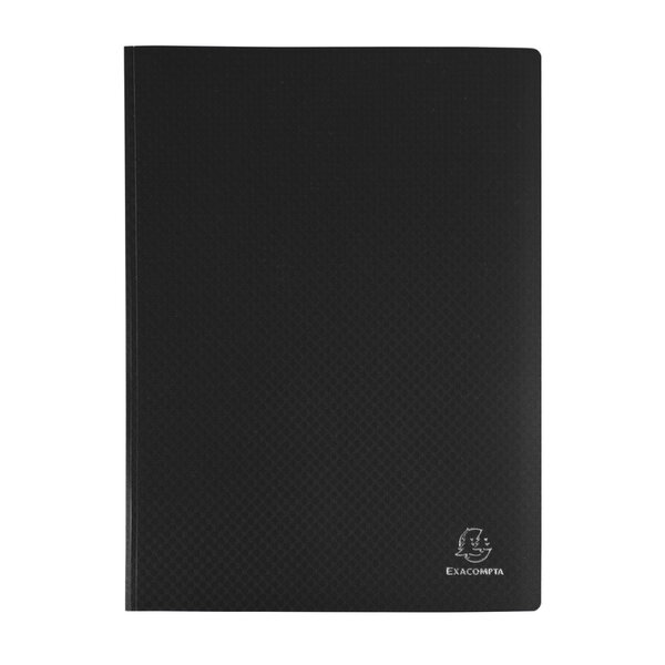 Protège-documents Polypropylène Souple Pour Papier A4 - 100 vues  - Noir