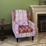 vidaXL Fauteuil avec design de patchwork Tissu
