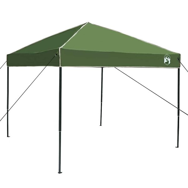 vidaXL Tente à auvent pop-up Vert 250 x 250 cm tissu